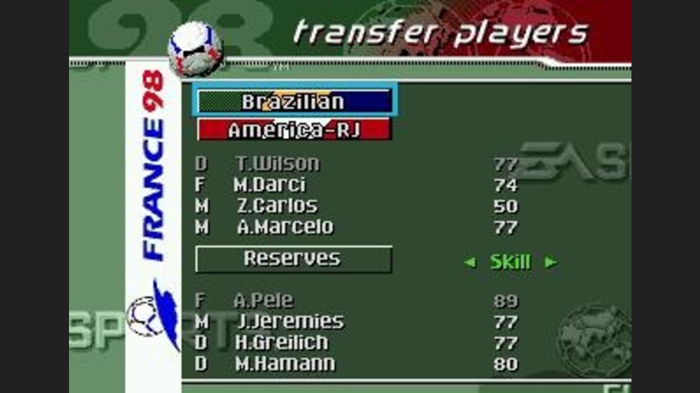 You can also transfer players