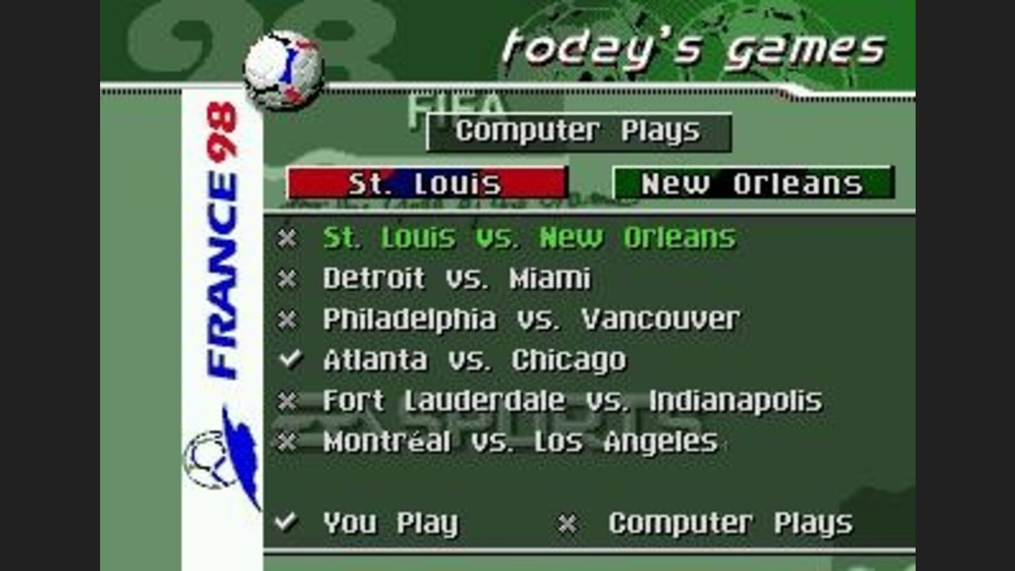 The computer plays other matches in the tournament itself