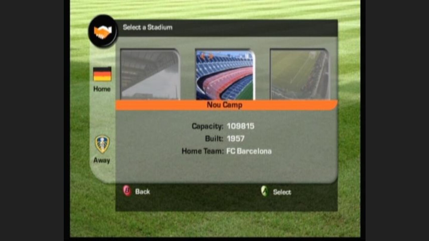 Selecting a stadium for your next match
