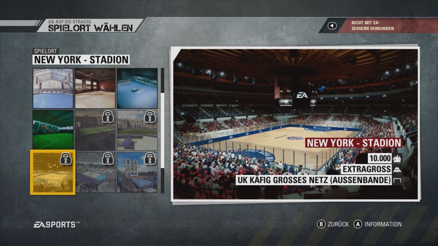 FIFA Street 2012 - Die Arenen