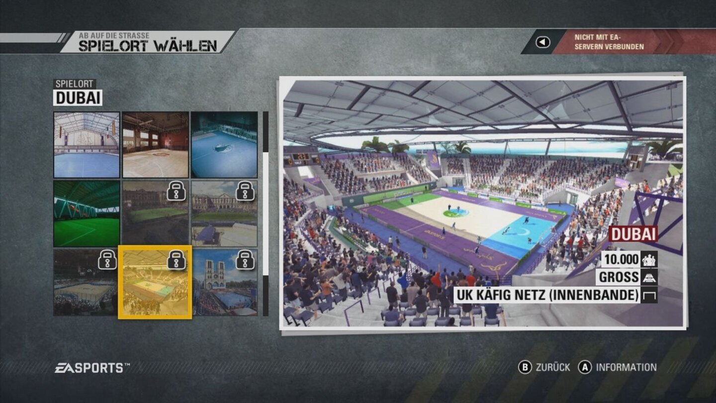 FIFA Street 2012 - Die Arenen