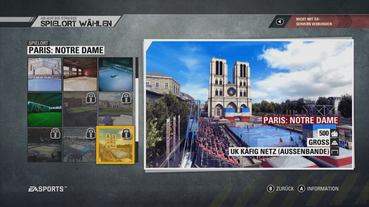 FIFA Street 2012 - Die Arenen
