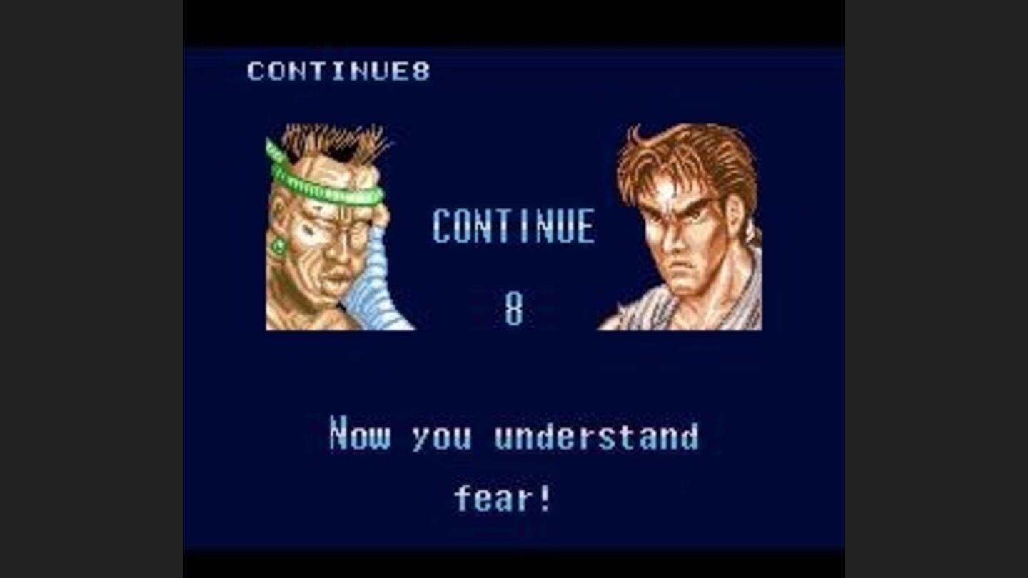 Continue screen