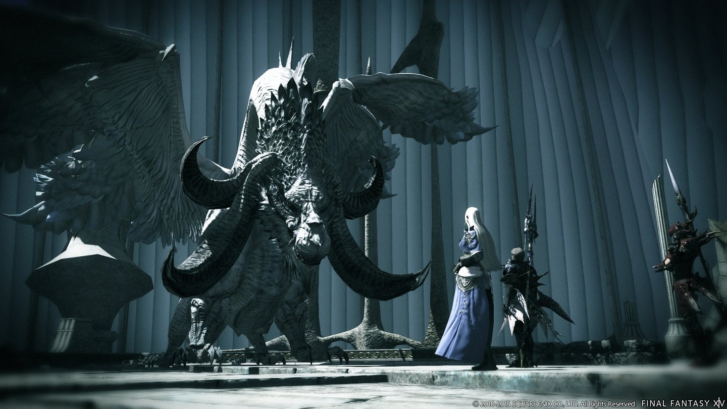 Final Fantasy 14: HeavenswardDrachen spielen eine wichtige Rolle in der Handlung des Addons, steht doch der seit mehr als 100 Jahren tobende Dragonsong-Krieg im Mittelpunkt.