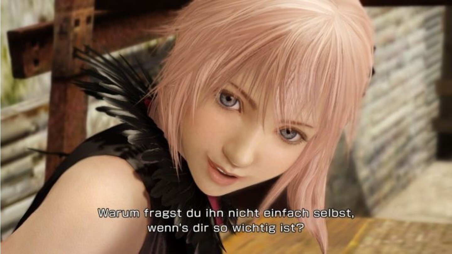 Final Fantasy XIII: Lightning ReturnsWas die aufmüpfige Göre Lumina im Schilde führt, ist bislang unklar. Warum ähnelt sie Serah?