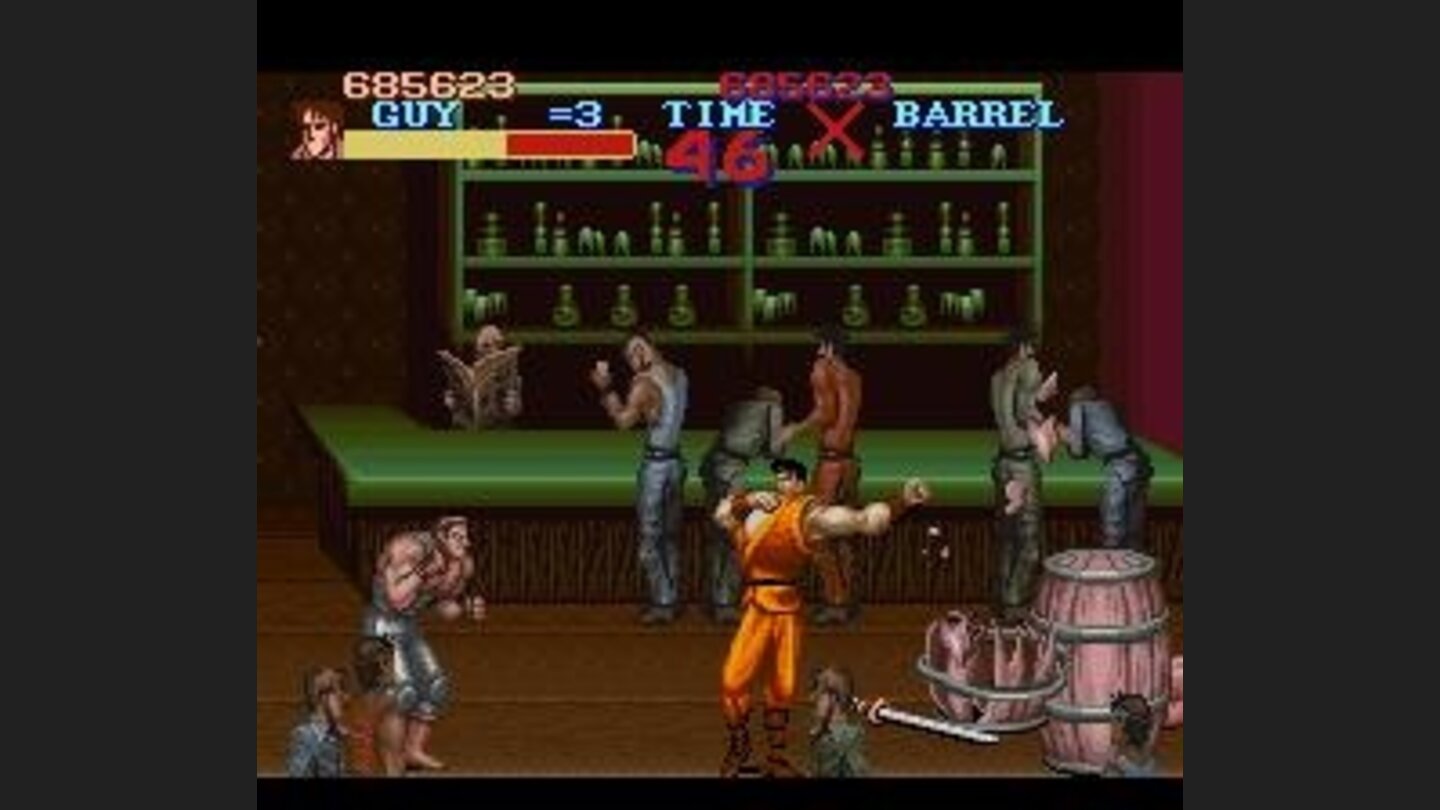 Barrels often contain food or weapons.