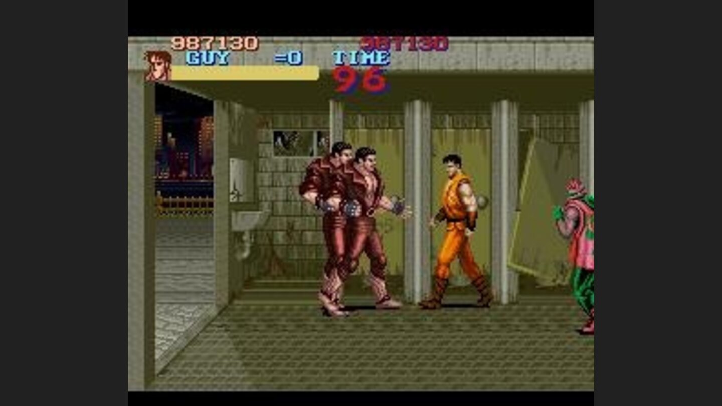 A public bathroom is a weird place to fight. Or not?