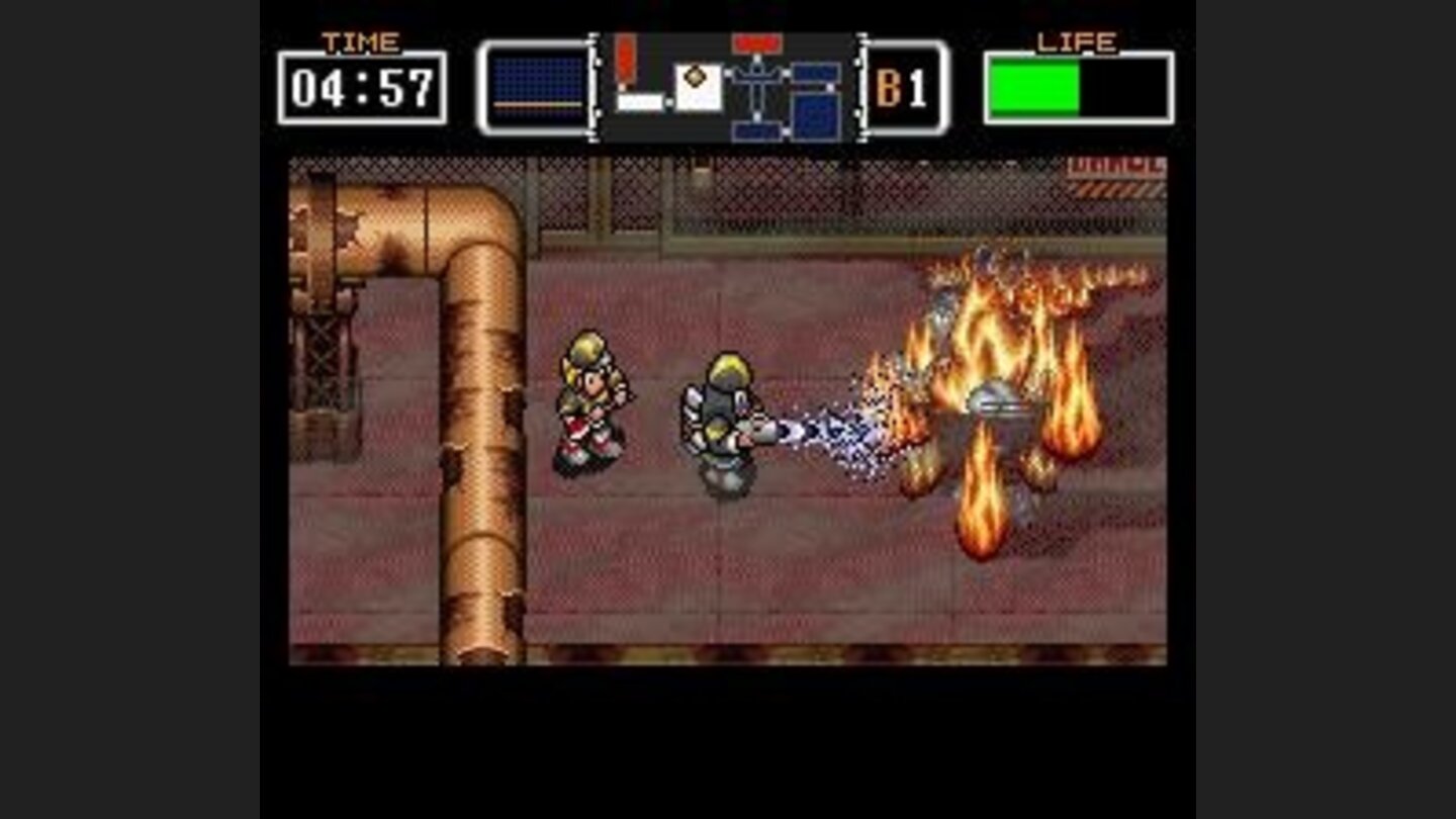 Fighting a boss