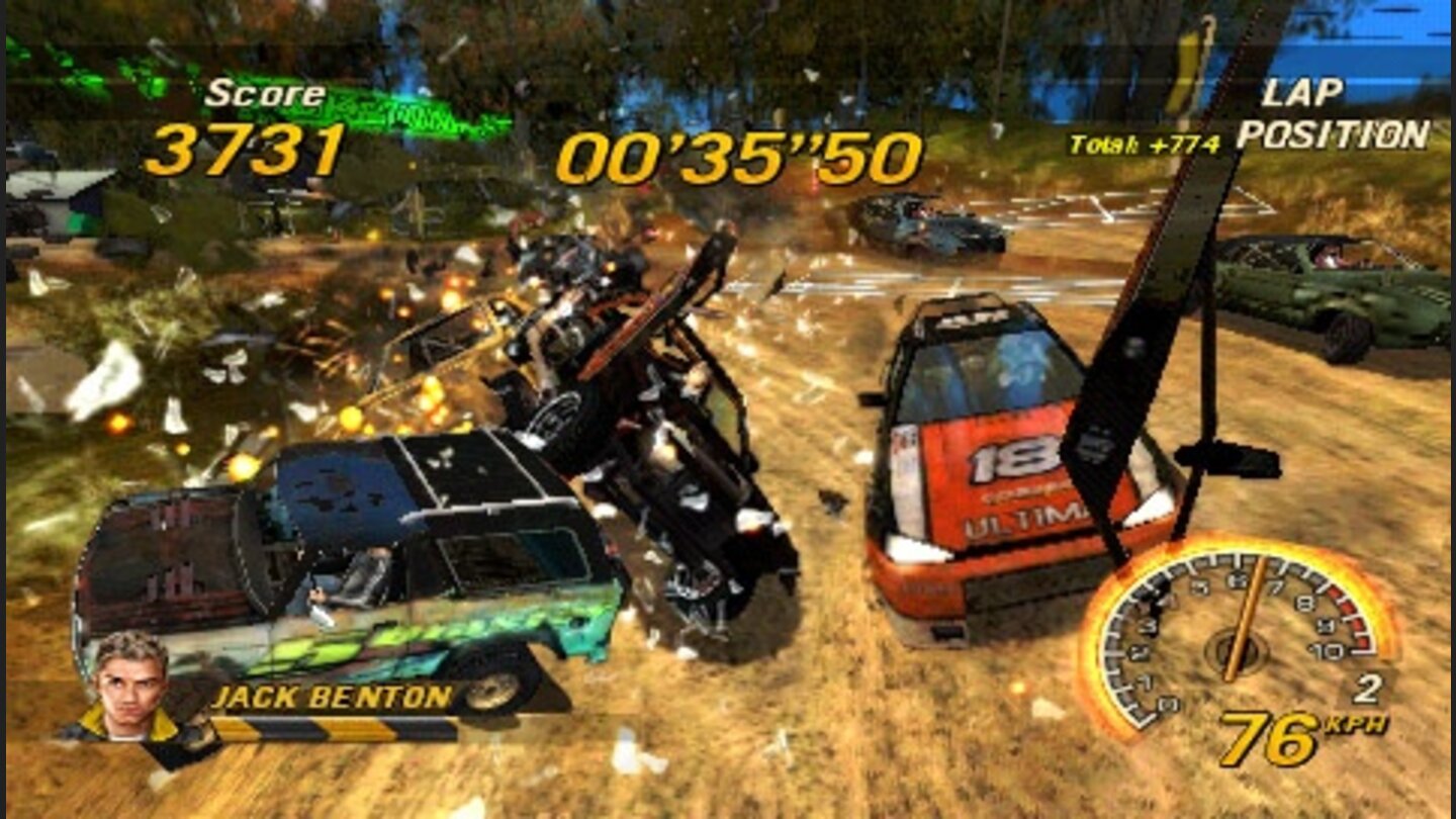 flatout head on psp 3