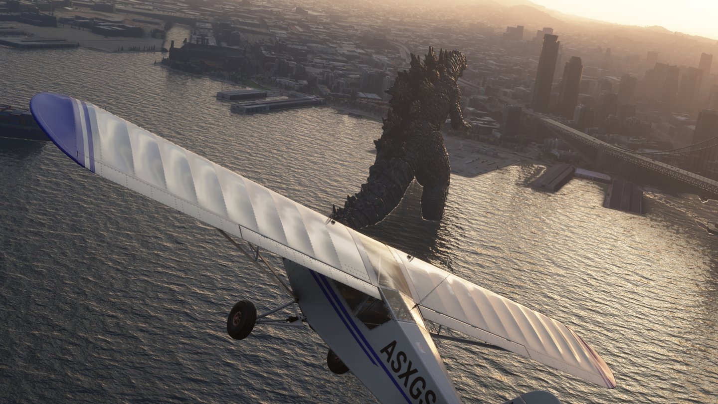 Flight Simulator - Godzilla Mod (Sergio Perea / Nexusmods)