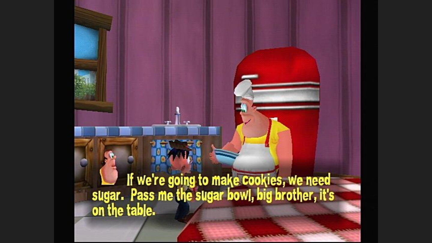 The tutorial takes place in the kitchen.