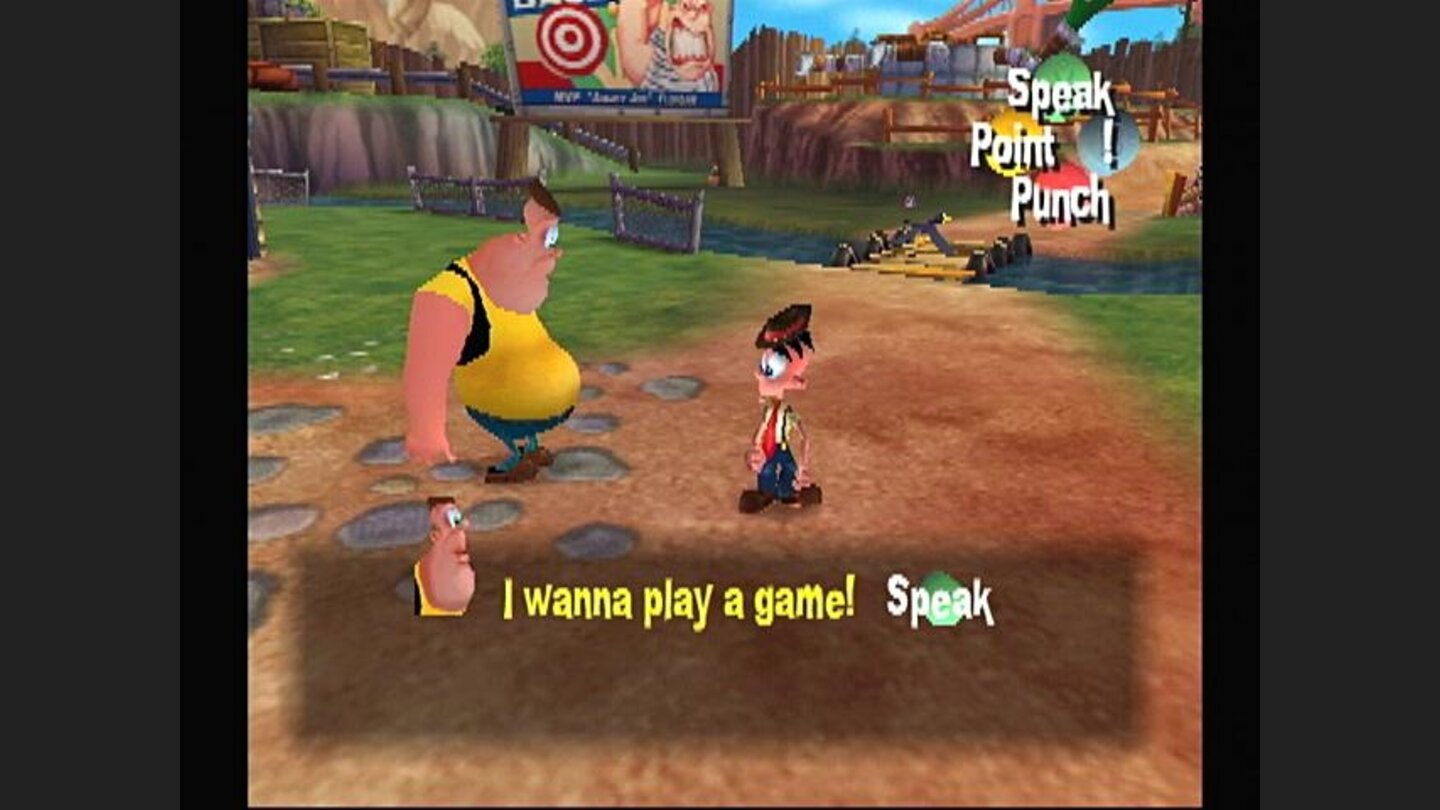 Moigle will sometimes prompt you for action.