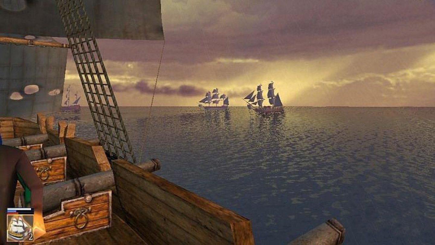 2003 - Fluch der KaribikEine Zeitlang vertreibt Bethesda russische Spiele in den USA, auch das (gute) Piratenspiel.