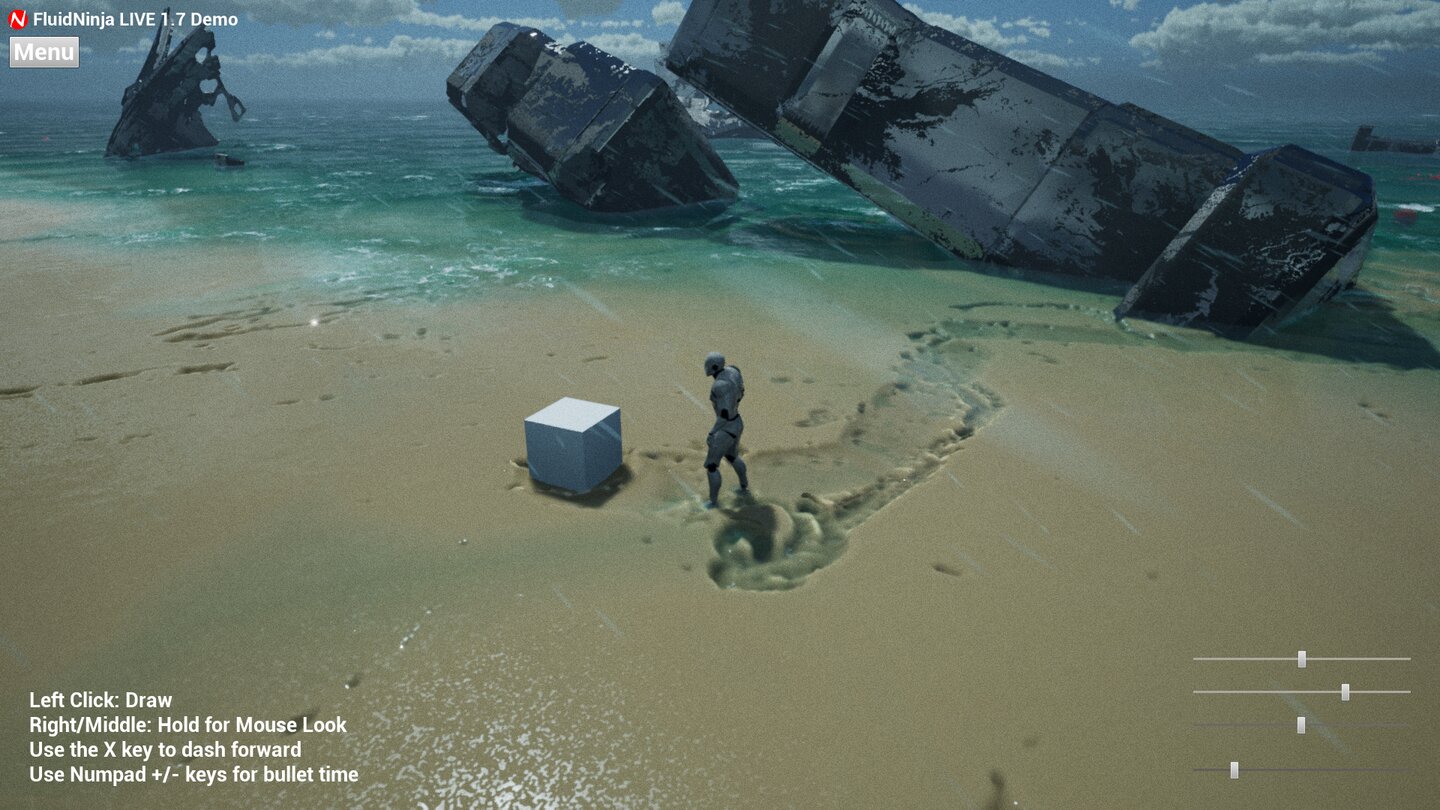 FluidNinja Live - Screenshot