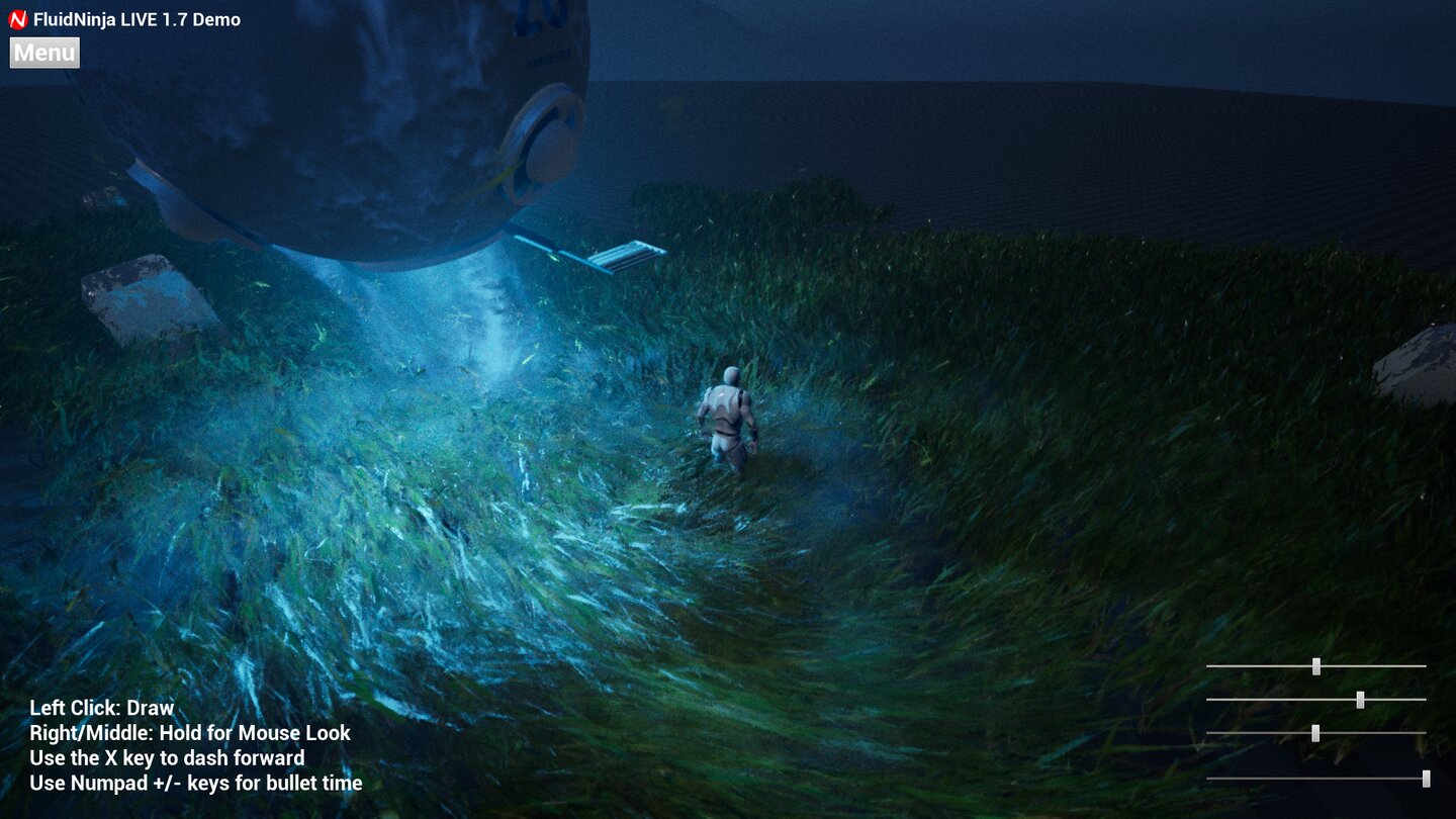 FluidNinja Live - Screenshot