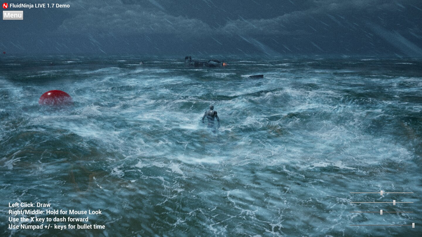 FluidNinja Live - Screenshot