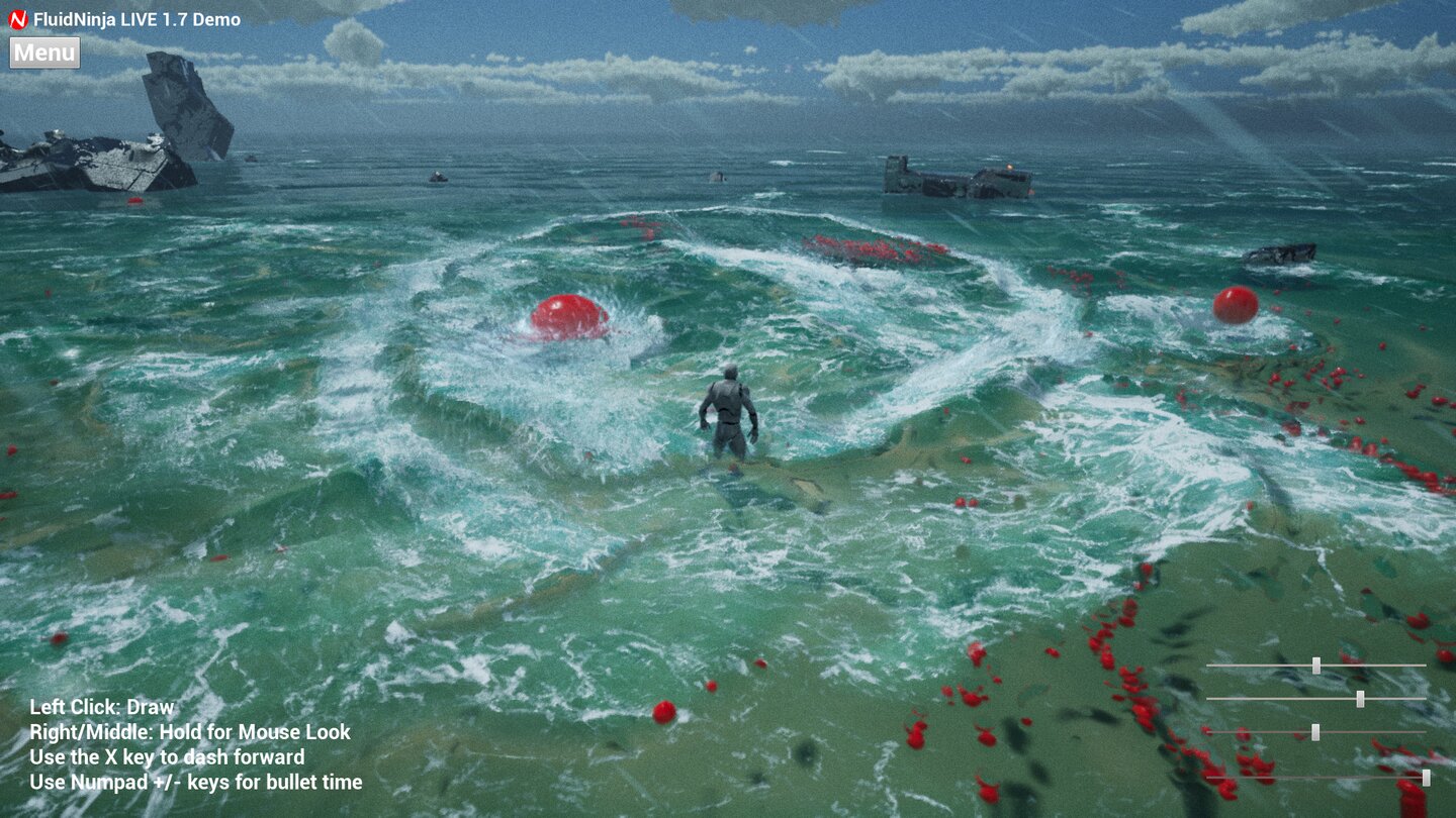 FluidNinja Live - Screenshot