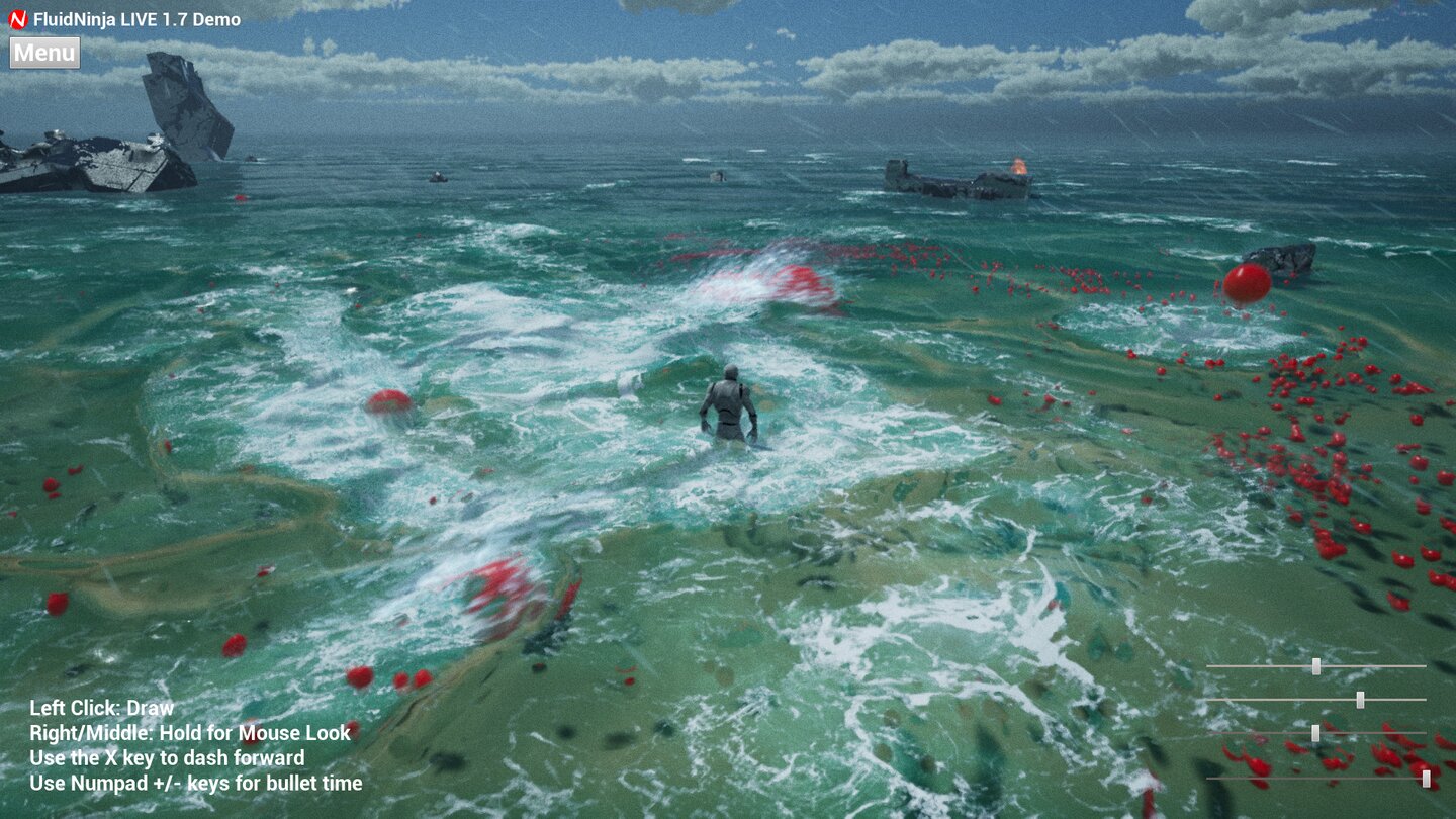 FluidNinja Live - Screenshot