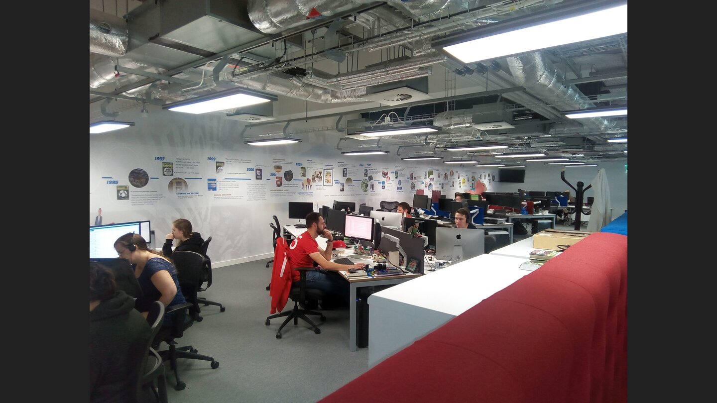 Sports InteractiveWeitere Fotos aus dem Londoner Football-Manager-Studio