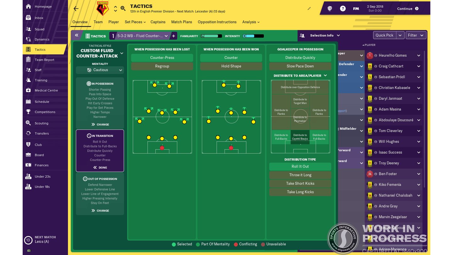 Der Football Manager 2019 erscheint am 2. November 2018 auch in Deutschland - mit Bundesliga-Lizenz.