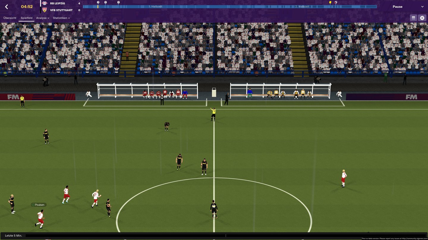 Football Manager 2019Das Spiel kommt inklusive Videoschiedsrichter – der gern mal ein Tor wegen Abseits zurücknimmt.