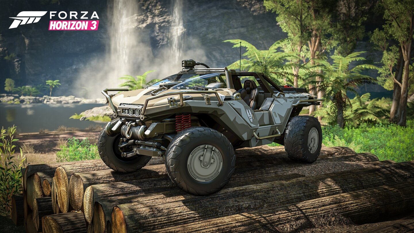 Forza Horizon 3 - Screenshots vom fahrbaren Warthog aus der Halo-Serie