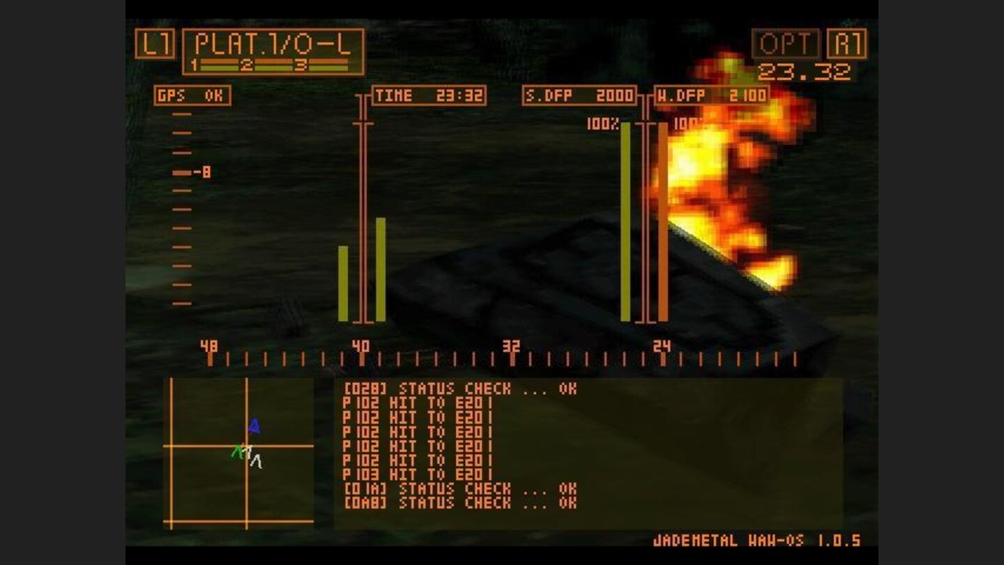 First-person view of the carnage