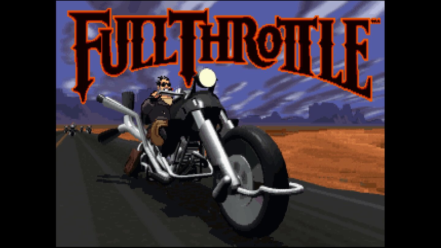 Full Throttle RemasteredIm Titelbildschirm ist der Unterschied zum Original kaum zu sehen.