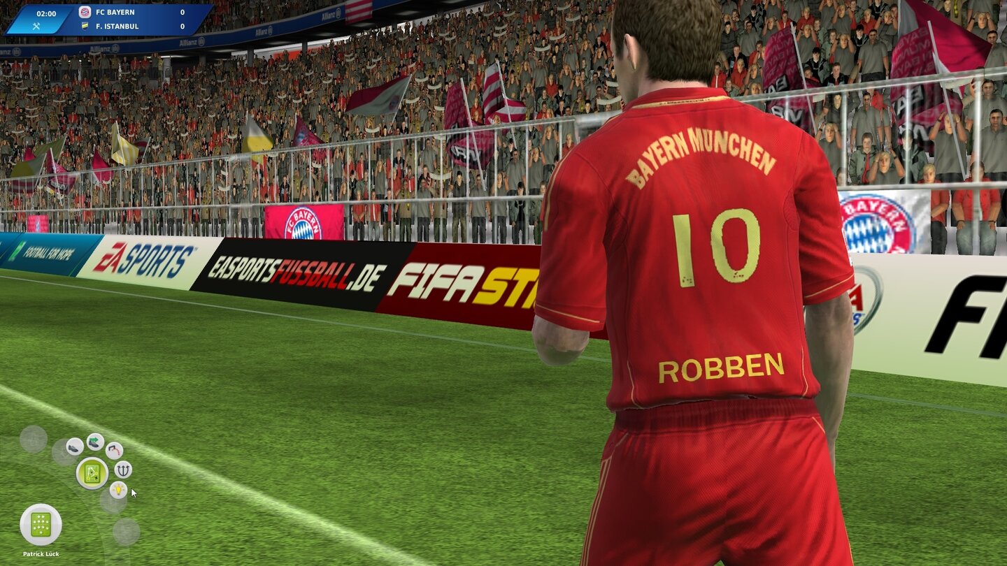 Fussball Manager 12Wie bei EA üblich, wartet ein volles Lizenzpaket auf uns inklusive Original-Spieler und -Trikots sowie Stadien wie der Allianz Arena.