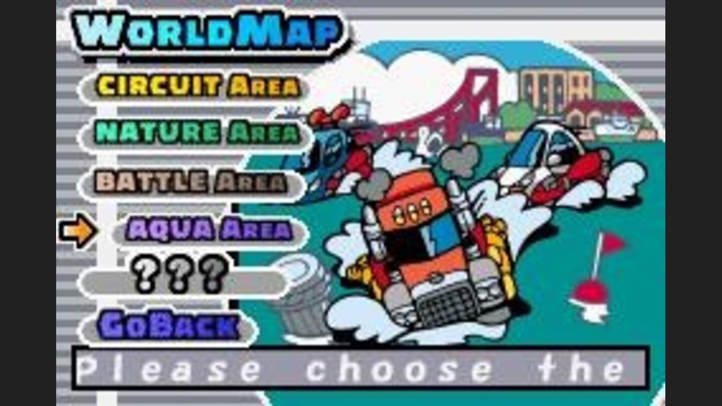Many worlds to race in and you have to unlock each one