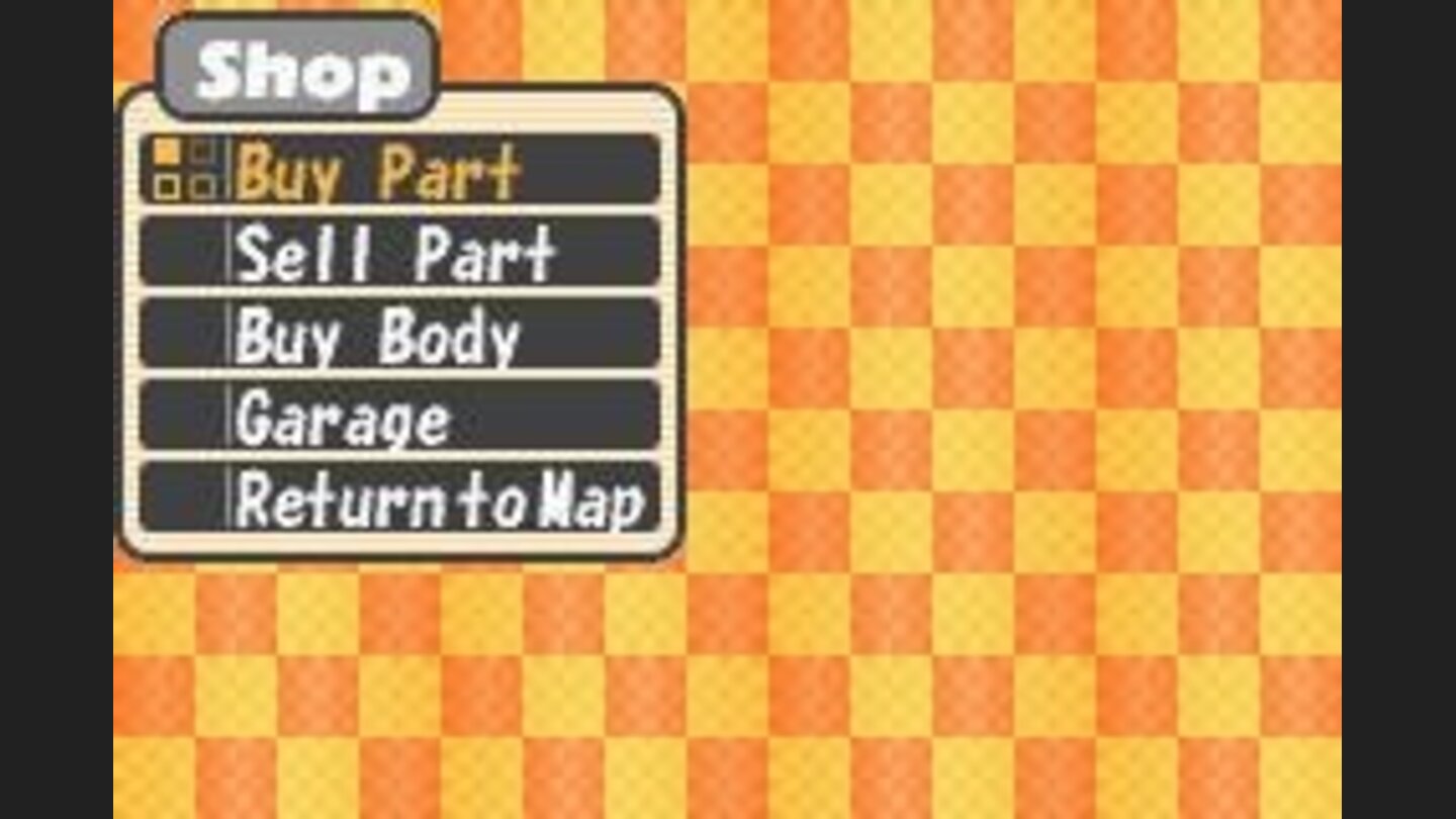 Use the shops in each world to purchase parts for your car