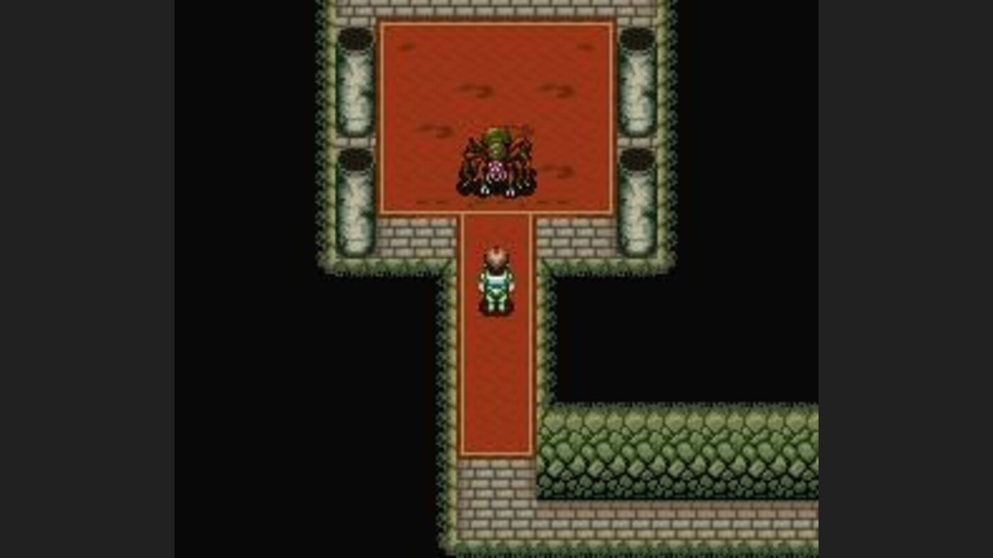 Through the corridors to the big bad guy...