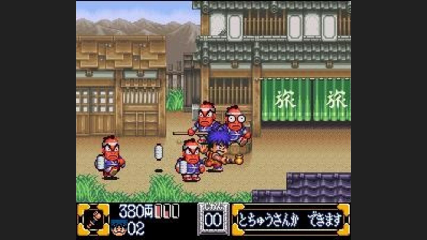 Fighting against angry villagers
