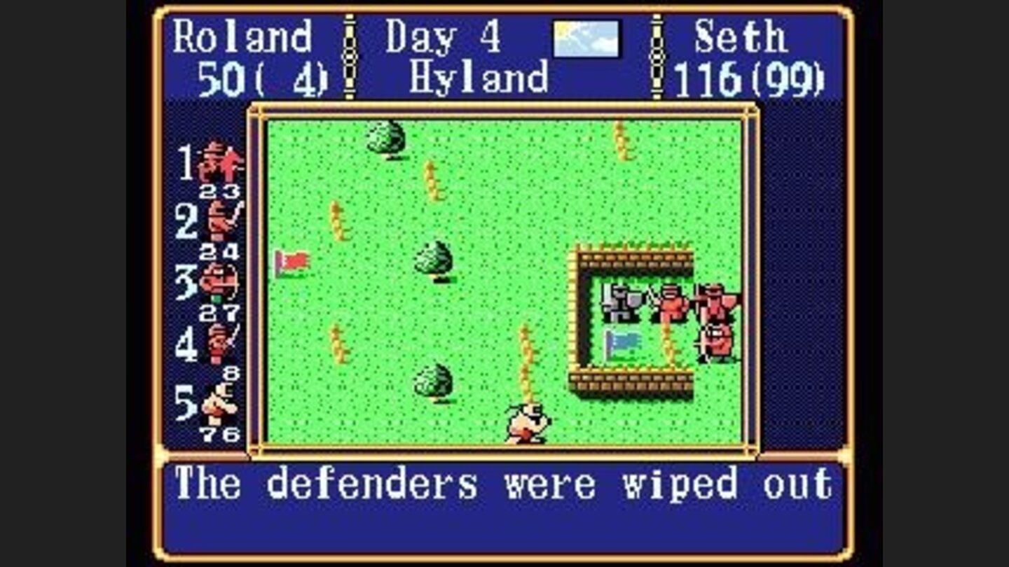 Battlefield at daylight