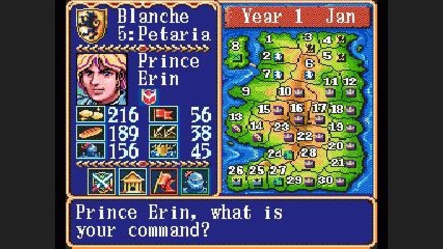 Command selection