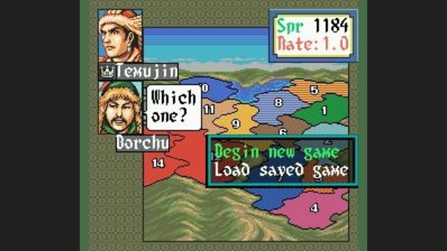Main menu