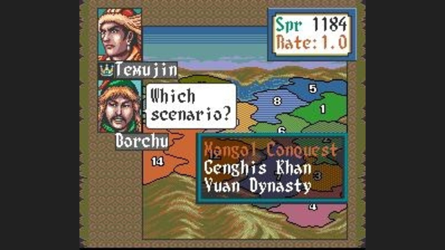 Choosing a scenario