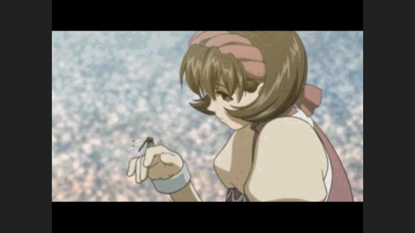 Nanami, the sister of Suikoden II protagonist