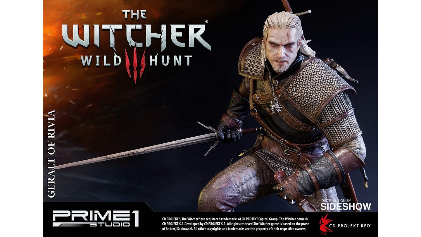 Geralt von Riva - Witcher 3 Sammelstatue