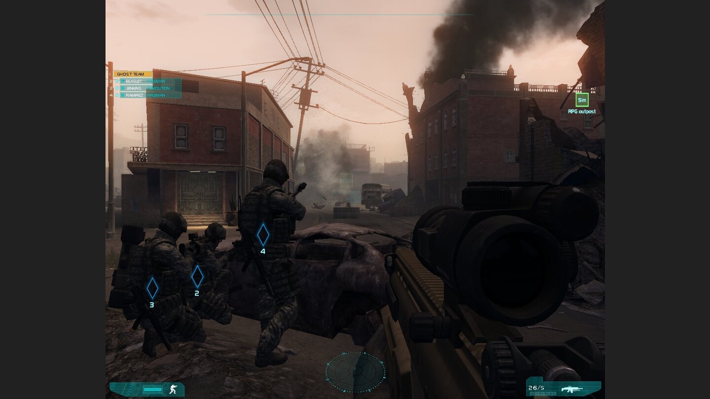 Ghost Recon Advanced Warfighter 2 mit PhysX