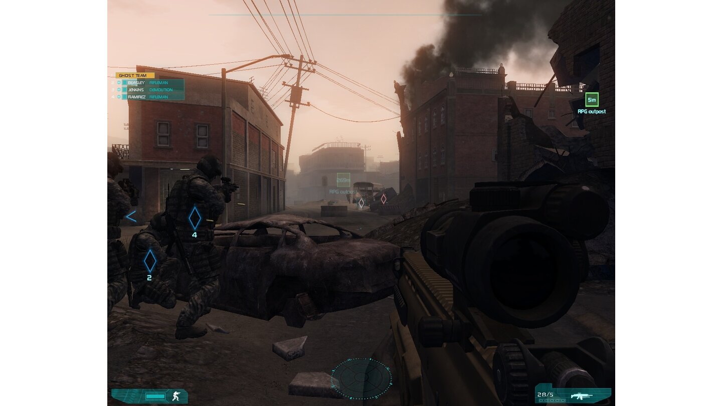 Ghost Recon Advanced Warfighter 2 mit PhysX