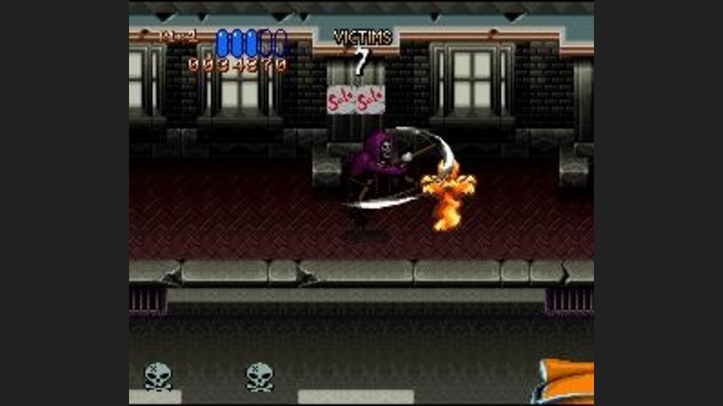 Turned into the Grim Reaper, you become invincible and extremely powerful