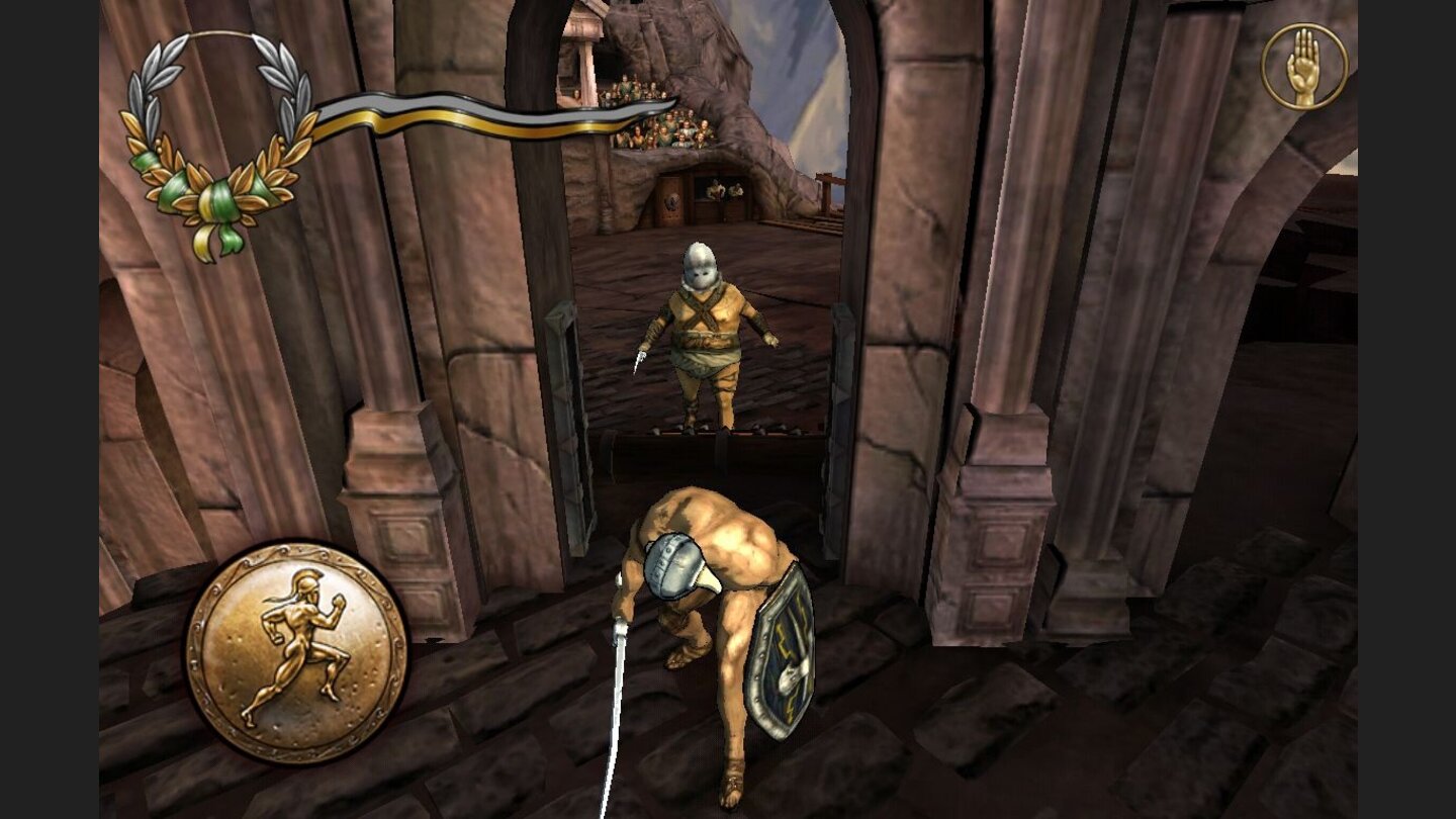 ...sondern daran, dass Gegner oft an der Kante einer Falle hängen bleiben und nicht weiter kommen.