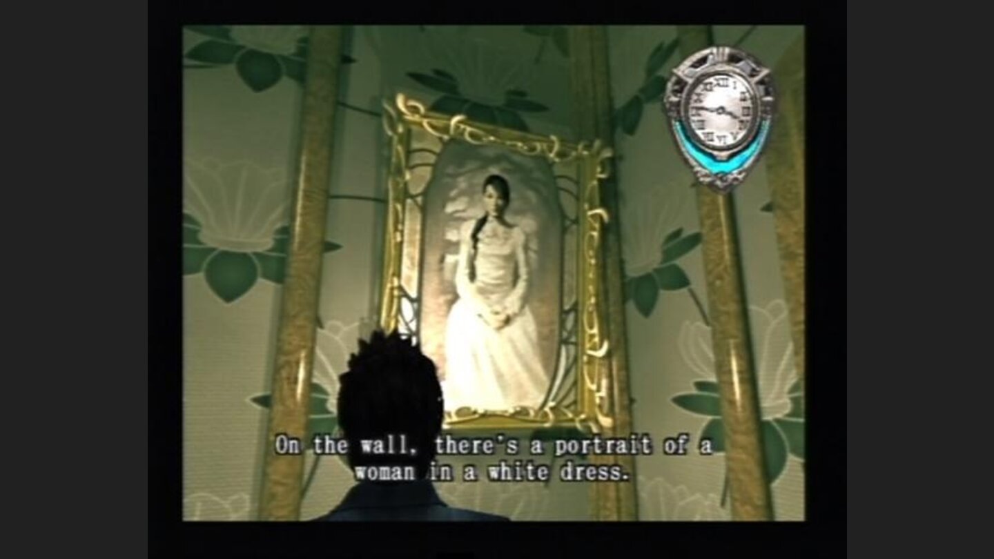 Hmm, I could swear I saw someone in this mansion that looks just like the woman in the picture.