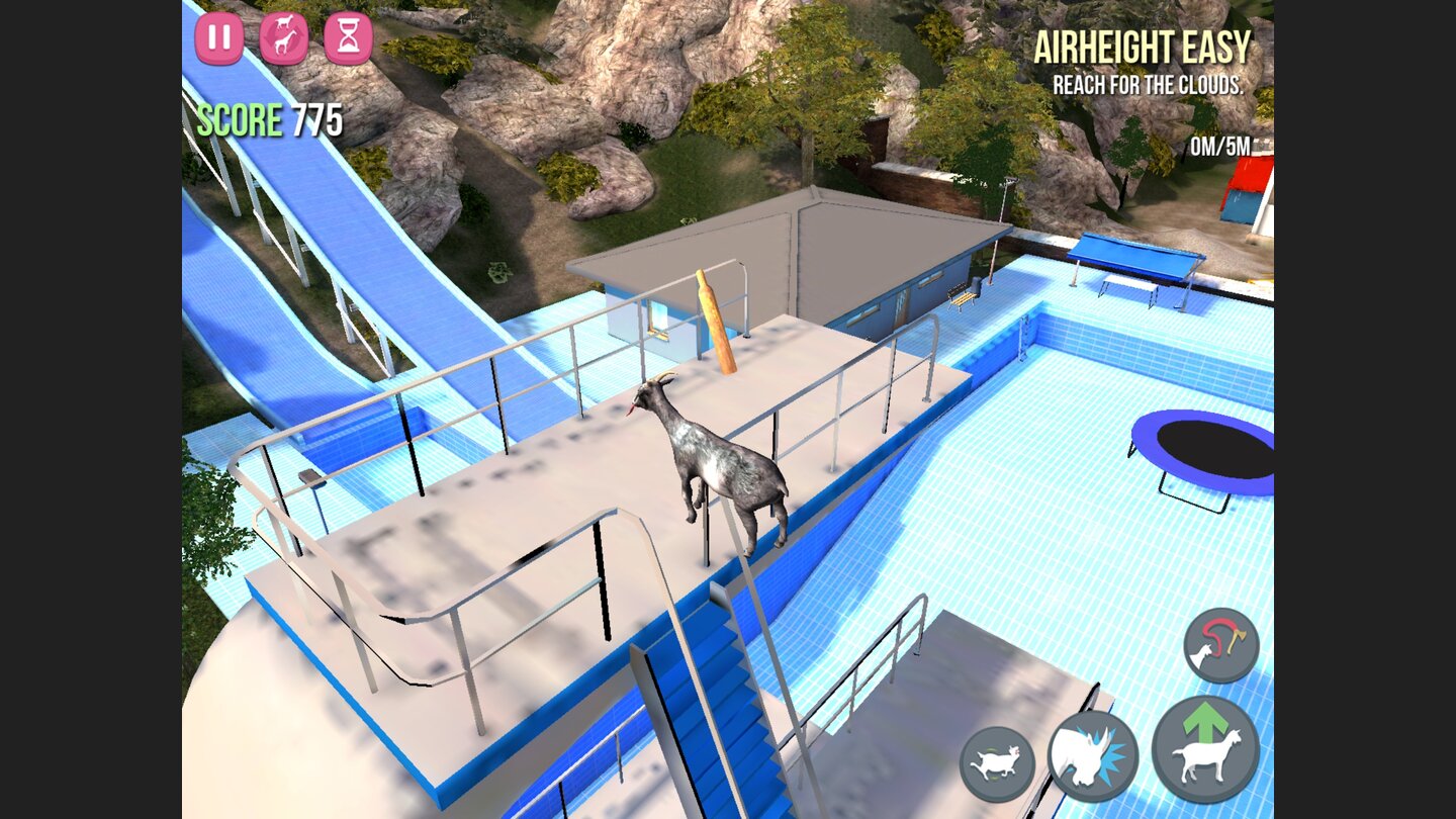 Goat Simulator - Screenshots der Mobile-Version (iOS + Android)