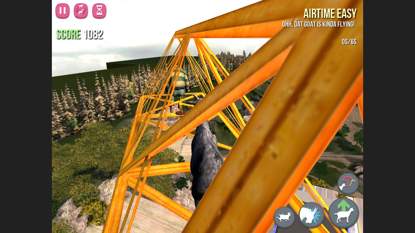 Goat Simulator - Screenshots der Mobile-Version (iOS + Android)
