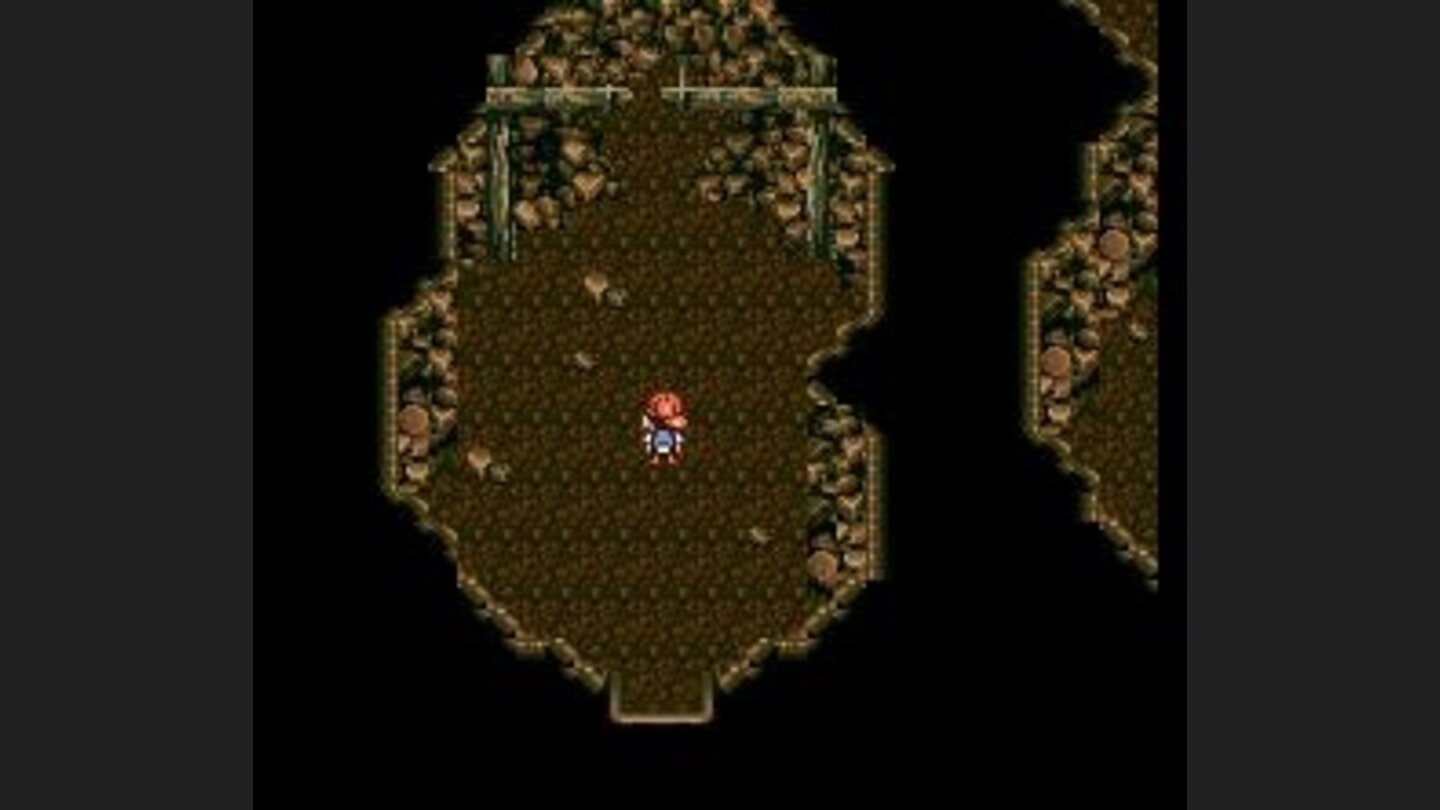 Through a cave