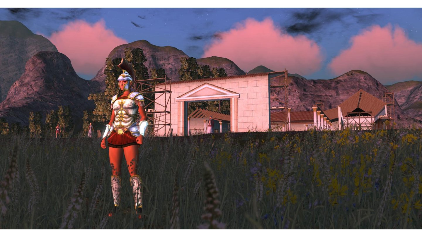 Gods & Heroes: Rome RisingScreenshots zu den Spieler-Häusern, die auch weiter ausgebaut werden können.