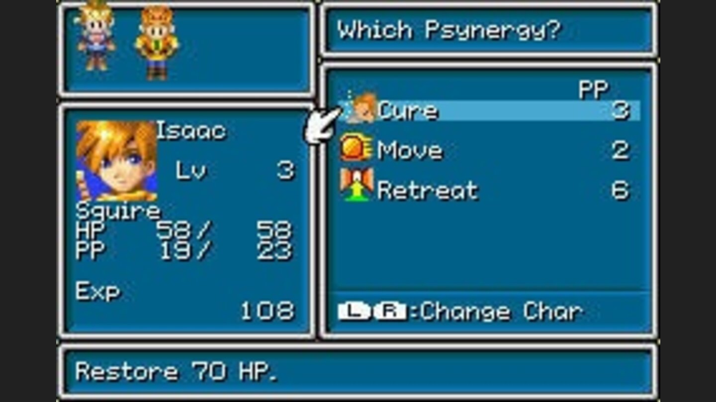 Select your Psynergy talent here...