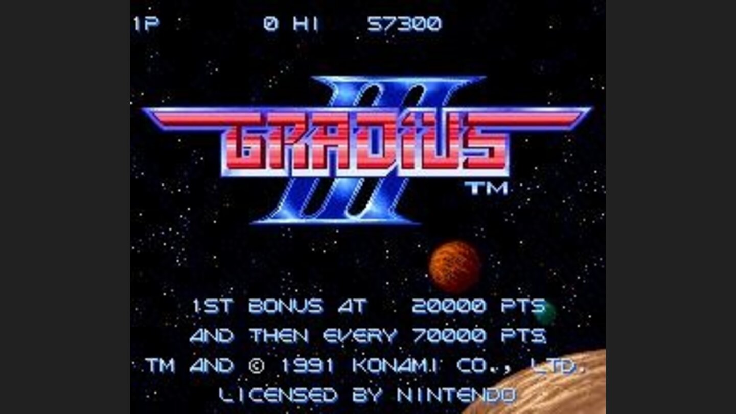 Title screen.